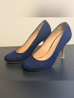 Sz 9 Kelly & Katie Blue Denim Pumps